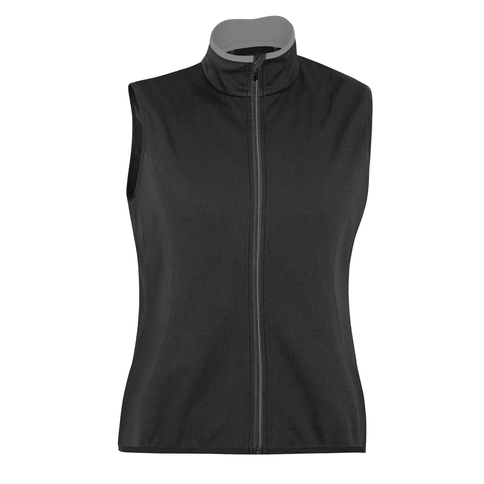 sports zipped vest isolated over white